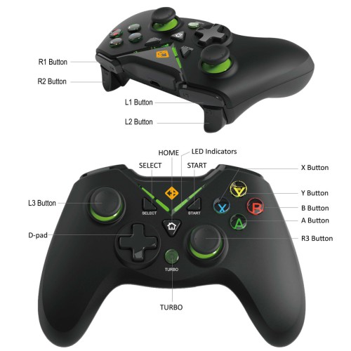 COSMIC BYTE C3070W NEBULA 2.4G WIRELESS GAMEPAD RUBBERIZED TEXTURE COSMIC BYTE C3070W NEBULA 2.4G WIRELESS GAMEPAD RUBBERIZED TEXTURE