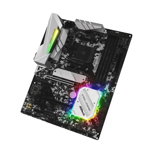 Asrock B450 STEEL LEGEND Motherboard Asrock B450 STEEL LEGEND Motherboard