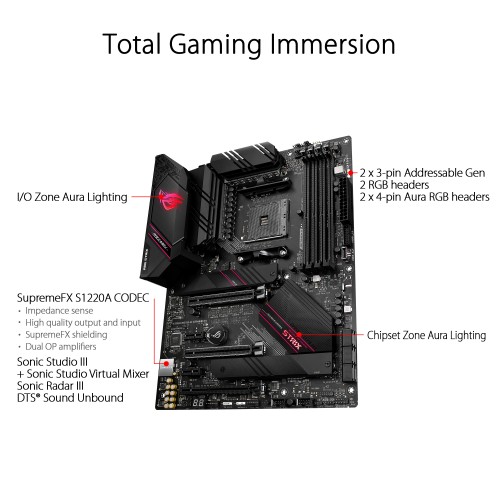 ASUS ROG STRIX B550-E GAMING MOTHERBOARD ASUS ROG STRIX B550-E GAMING MOTHERBOARD