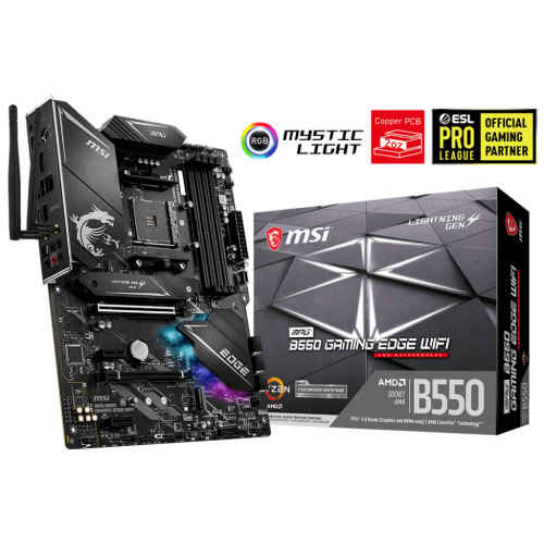 MSI MPG B550 GAMING EDGE WIFI Motherboard MSI MPG B550 GAMING EDGE WIFI Motherboard