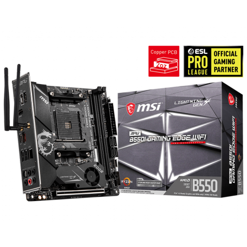Msi MPG B550I Gaming Edge WIFI Motherboard Msi MPG B550I Gaming Edge WIFI Motherboard