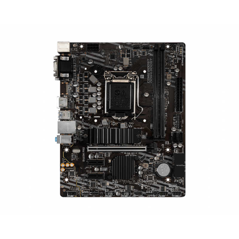 Msi B460M Pro Motherboard Msi B460M Pro Motherboard