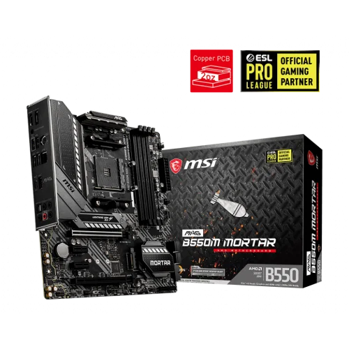 Msi MAG B550M Mortar Motherboard Msi MAG B550M Mortar Motherboard