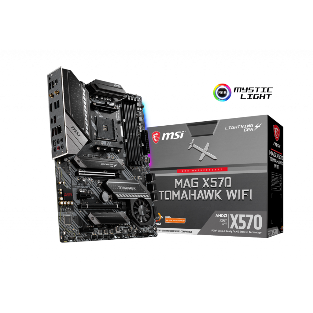 Msi MAG X570 Tomahawk Wi-Fi Motherboard Msi MAG X570 Tomahawk Wi-Fi Motherboard