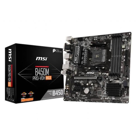 Msi B450M Pro-vdh Max Motherboard