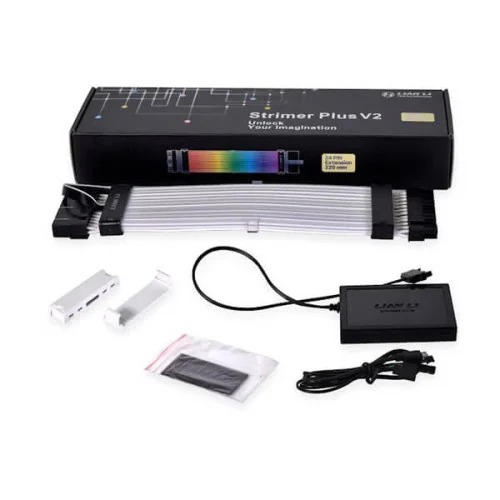 Lian Li Strimer Plus v2 24-pin ARGB Lian Li Strimer Plus v2 24-pin ARGB