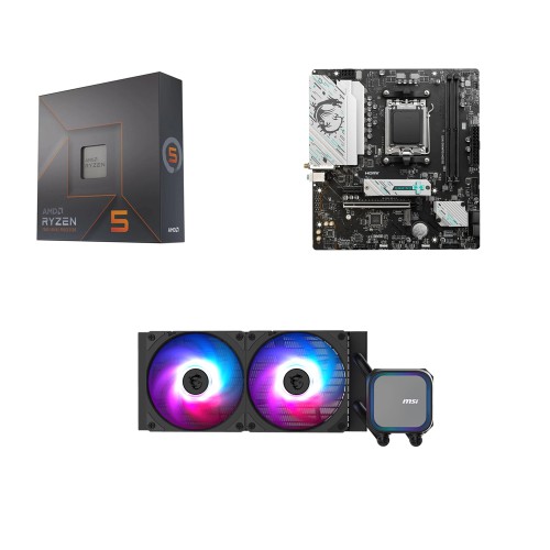 TLG COMBO 3 with AMD Ryzen 5 7600X , Msi B650M Gaming Wifi and MSI MAG CORELIQUID A13 240 ARGB BLACK TLG COMBO 3 with AMD Ryzen 5 7600X , Msi B650M Gaming Wifi and MSI MAG CORELIQUID A13 240 ARGB BLACK