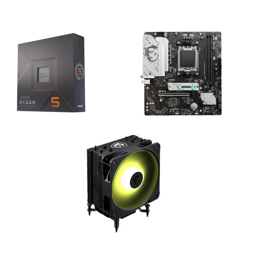 TLG COMBO 2 with AMD Ryzen 5 7600X , Msi B650M Gaming Wifi and MSI MAG COREFROZR AA13 ARGB TLG COMBO 2 with AMD Ryzen 5 7600X , Msi B650M Gaming Wifi and MSI MAG COREFROZR AA13 ARGB