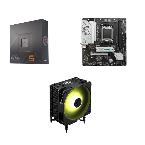 TLG COMBO 2 with AMD Ryzen 5 7600X , Msi B650M Gaming Wifi and MSI MAG COREFROZR AA13 ARGB TLG COMBO 2 with AMD Ryzen 5 7600X , Msi B650M Gaming Wifi and MSI MAG COREFROZR AA13 ARGB