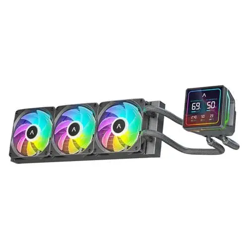 ProLab Design AI360LCD ARGB 360mm CPU Liquid Cooler ProLab Design AI360LCD ARGB 360mm CPU Liquid Cooler