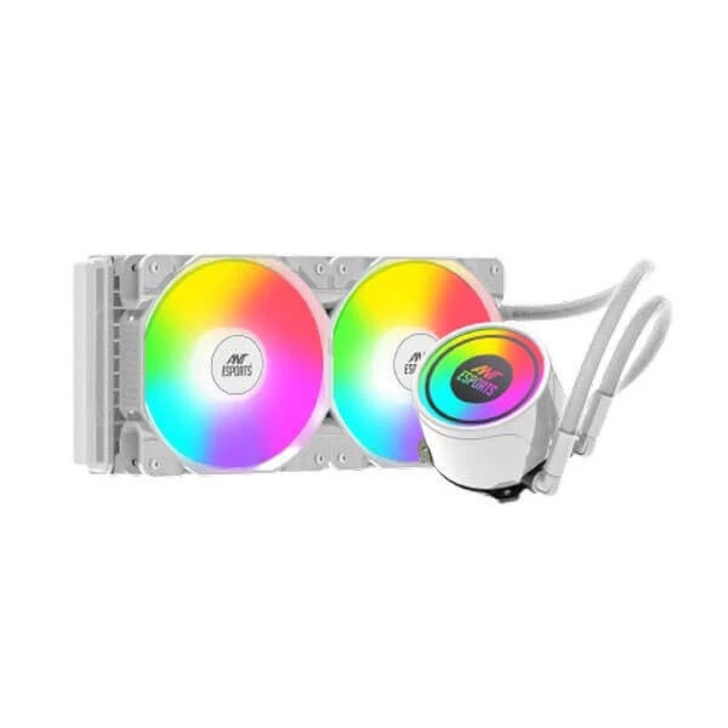 Ant Esports ICE-240 ARGB Liquid Cooler White Ant Esports ICE-240 ARGB Liquid Cooler White