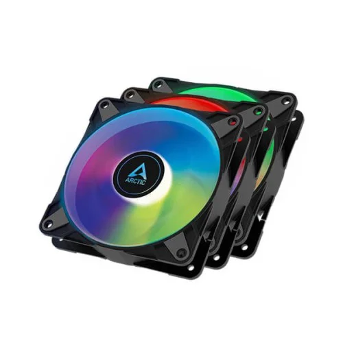 Arctic P12 PWM PST ARGB Black Triple Pack Arctic P12 PWM PST ARGB Black Triple Pack