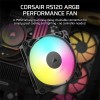 Corsair RS120 ARGB Black 120mm PWM Cabinet Fan (Single Pack) Corsair RS120 ARGB Black 120mm PWM Cabinet Fan (Single Pack)