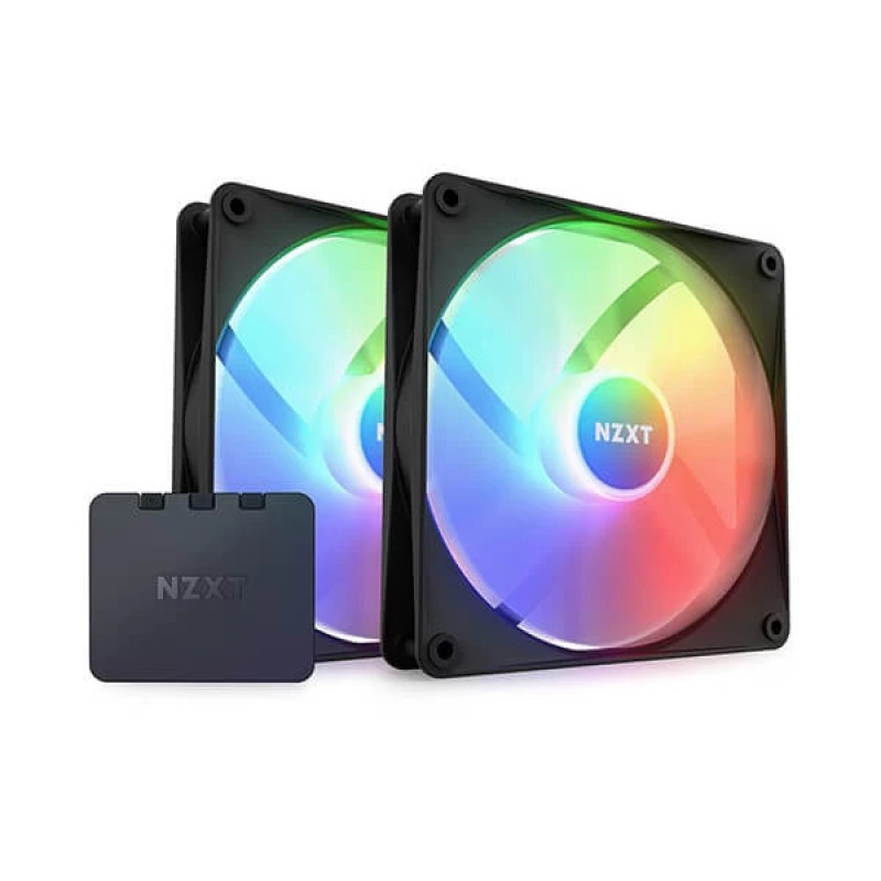 Nzxt F140 RGB Core Dual Pack Black With Controller Nzxt F140 RGB Core Dual Pack Black With Controller