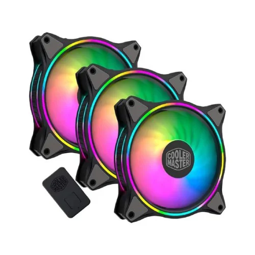 Cooler Master MF120 HALO ARGB Black 3 in 1 Pack