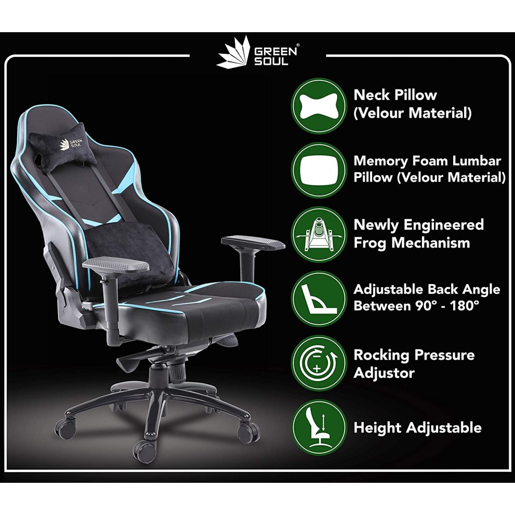 Green Soul Monster Ultimate (GS-734U) Gaming Chair Green Soul Monster Ultimate (GS-734U) Gaming Chair