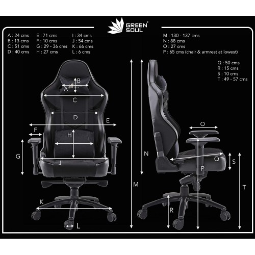 Green Soul Monster Ultimate (GS-734U) Gaming Chair Green Soul Monster Ultimate (GS-734U) Gaming Chair