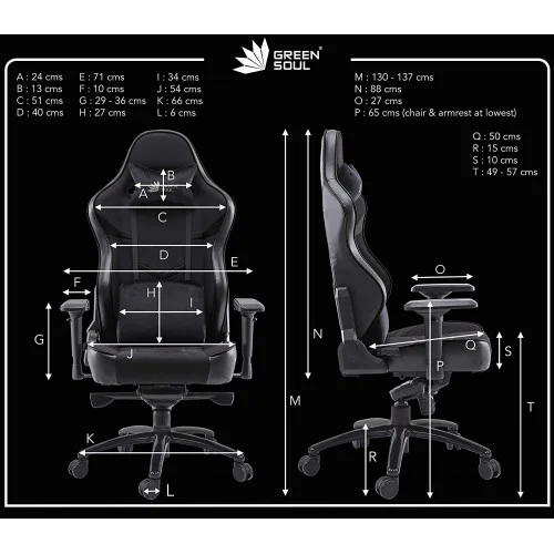 Green Soul Monster Ultimate (GS-734U) Gaming Chair Green Soul Monster Ultimate (GS-734U) Gaming Chair
