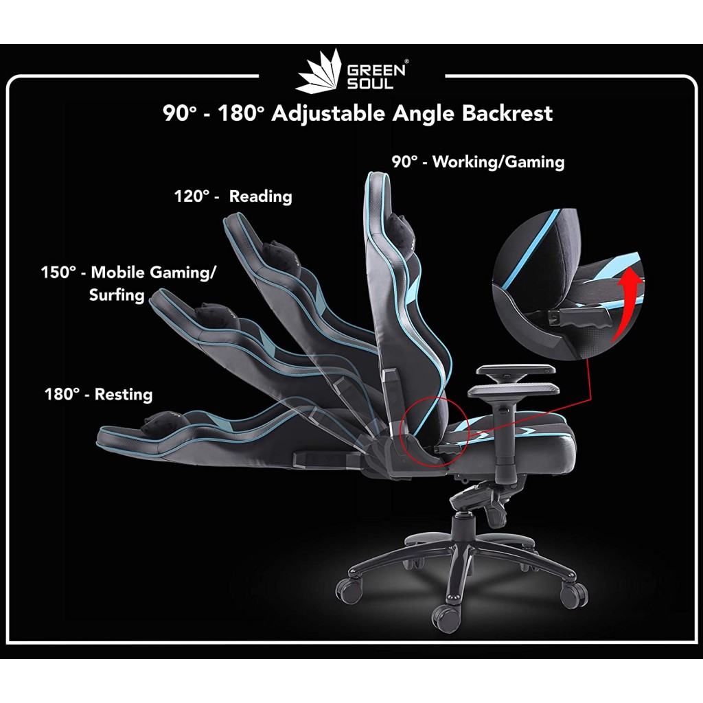 Green Soul Monster Ultimate (GS-734U) Gaming Chair Green Soul Monster Ultimate (GS-734U) Gaming Chair