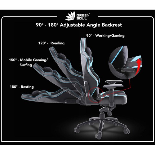 Green Soul Monster Ultimate (GS-734U) Gaming Chair Green Soul Monster Ultimate (GS-734U) Gaming Chair