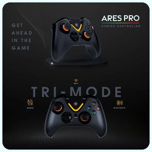 Cosmic Byte Ares Pro Tri-Mode Wireless-Bluetooth-Wired Controller Cosmic Byte Ares Pro Tri-Mode Wireless-Bluetooth-Wired Controller