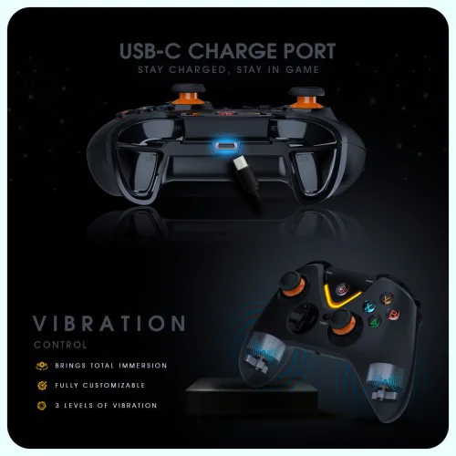 Cosmic Byte Ares Pro Tri-Mode Wireless-Bluetooth-Wired Controller