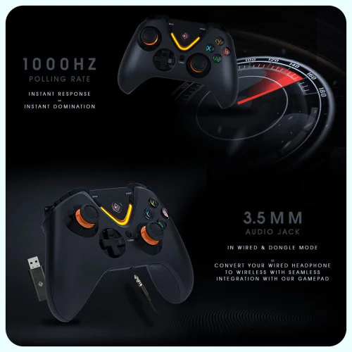 Cosmic Byte Ares Pro Tri-Mode Wireless-Bluetooth-Wired Controller Cosmic Byte Ares Pro Tri-Mode Wireless-Bluetooth-Wired Controller