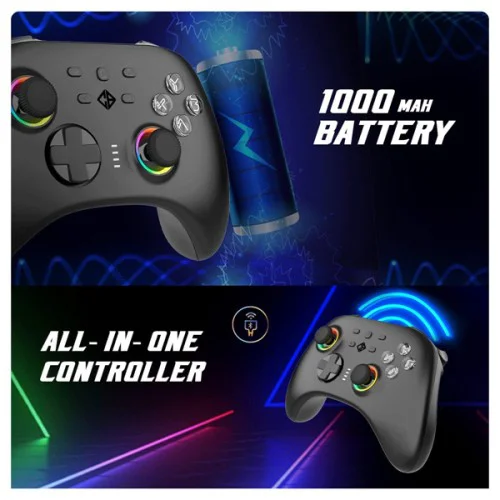 Cosmic Byte Stellaris Tri-Mode Wireless-Bluetooth-Wired Controller Black Cosmic Byte Stellaris Tri-Mode Wireless-Bluetooth-Wired Controller Black