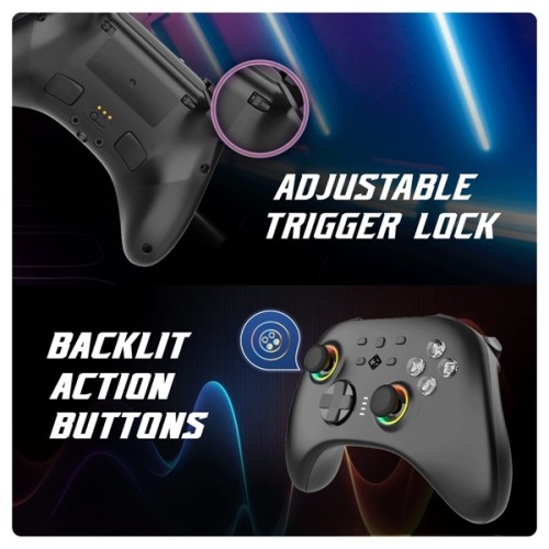 Cosmic Byte Stellaris Tri-Mode Wireless-Bluetooth-Wired Controller Black
