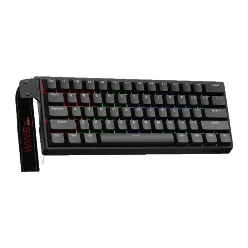 Aula Win60 He 60% Mechanical Gaming Keyboard Black Graywood Magnetic Switch