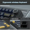 AULA F75 75% Wireless Trio Mode Mechanical Gaming Keyboard Thunder Black (Graywood Switch) AULA F75 75% Wireless Trio Mode Mechanical Gaming Keyboard Thunder Black (Graywood Switch)