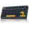 AULA F75 75% Wireless Trio Mode Mechanical Gaming Keyboard Thunder Black (Graywood Switch)