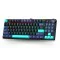 AULA M75 Tri-Mode TKL Mechanical Gaming Keyboard Blue+Black+Green Blue Switch