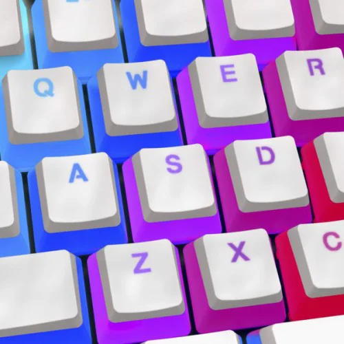 HyperX Double Shot PBT Pudding Keycaps White HyperX Double Shot PBT Pudding Keycaps White