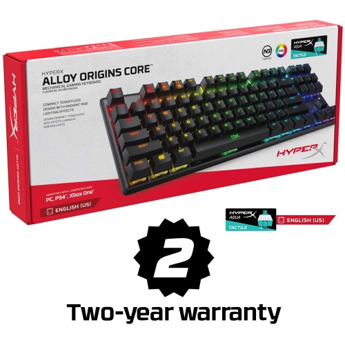 HyperX Alloy Origins Core TKL Mechanical keyboard with Aqua switch