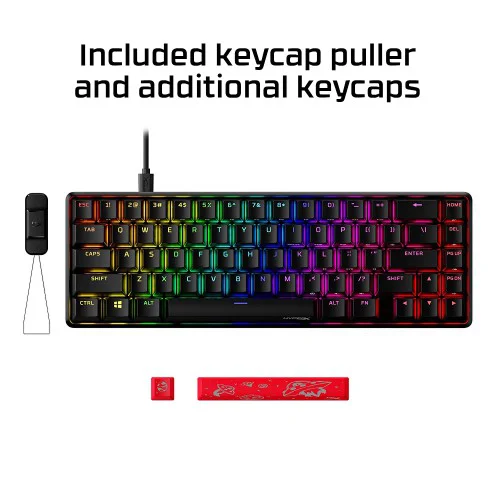 HyperX Alloy Origins 65% Aqua Switch Mechanical Gaming Keyboard