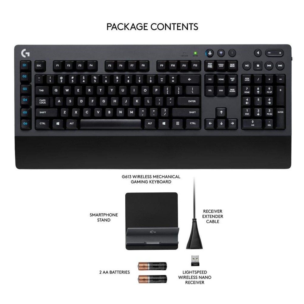 Logitech G613 Wireless Mechanical Gaming Keyboard Logitech G613 Wireless Mechanical Gaming Keyboard