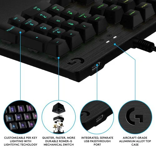 Logitech G512 Carbon GX Brown Logitech G512 Carbon GX Brown