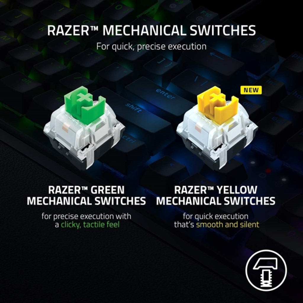 Razer Blackwidow V3 - Yellow switch Razer Blackwidow V3 - Yellow switch