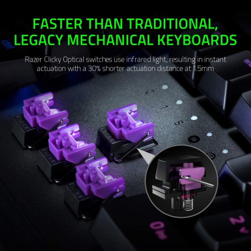 Razer Huntsman Elite Opto mechanical- Purple Switch 