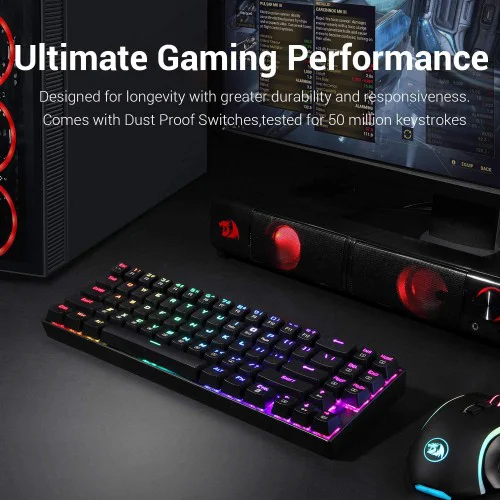 Redragon Deimos K599 Black wireless- RED SWITCH Redragon Deimos K599 Black wireless- RED SWITCH