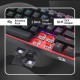 Redragon Fizz Pro K616 Black Wireless- Red switch Redragon Fizz Pro K616 Black Wireless- Red switch
