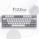 Redragon Fizz K617 White and Grey- RED SWITCH Redragon Fizz K617 White and Grey- RED SWITCH