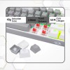 Redragon Fizz K617 Grey and White- RED SWITCH Redragon Fizz K617 Grey and White- RED SWITCH
