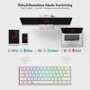 Redragon Draconic K530 Pro White Wireless- Red Switch Redragon Draconic K530 Pro White Wireless- Red Switch