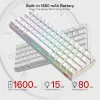 Redragon Draconic K530 Pro White Wireless- Red Switch Redragon Draconic K530 Pro White Wireless- Red Switch