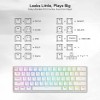 Redragon Draconic K530 Pro White Wireless- Red Switch