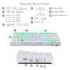 Redragon Draconic K530 White Wireless- Brown Switch