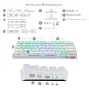 Redragon Draconic K530 White Wireless- Brown Switch