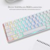 Redragon Draconic K530 White Wireless- Brown Switch